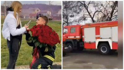 Спасатель из Киева оригинально позвал любимую замуж: трогательно до слез (ВИДЕО) - clutch.net.ua - Киев - Киевская обл. - Из - Киева