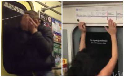 В киевском метро полуголая женщила устроила горячее "шоу": вогнала мужчин в краску (ВИДЕО) - clutch.net.ua