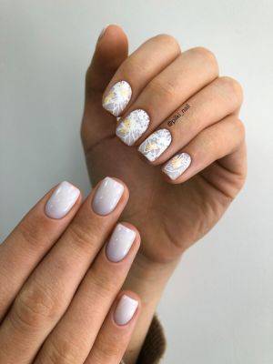 Нежные идеи маникюра на короткие ногти - all-for-woman.com