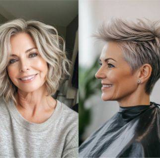 Стильные короткие cтрижки для женщин зрелого возраста - all-for-woman.com