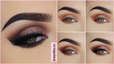Макияж для зеленых глаз 2025: 35 классных и стильных примеров - krasotka.cc